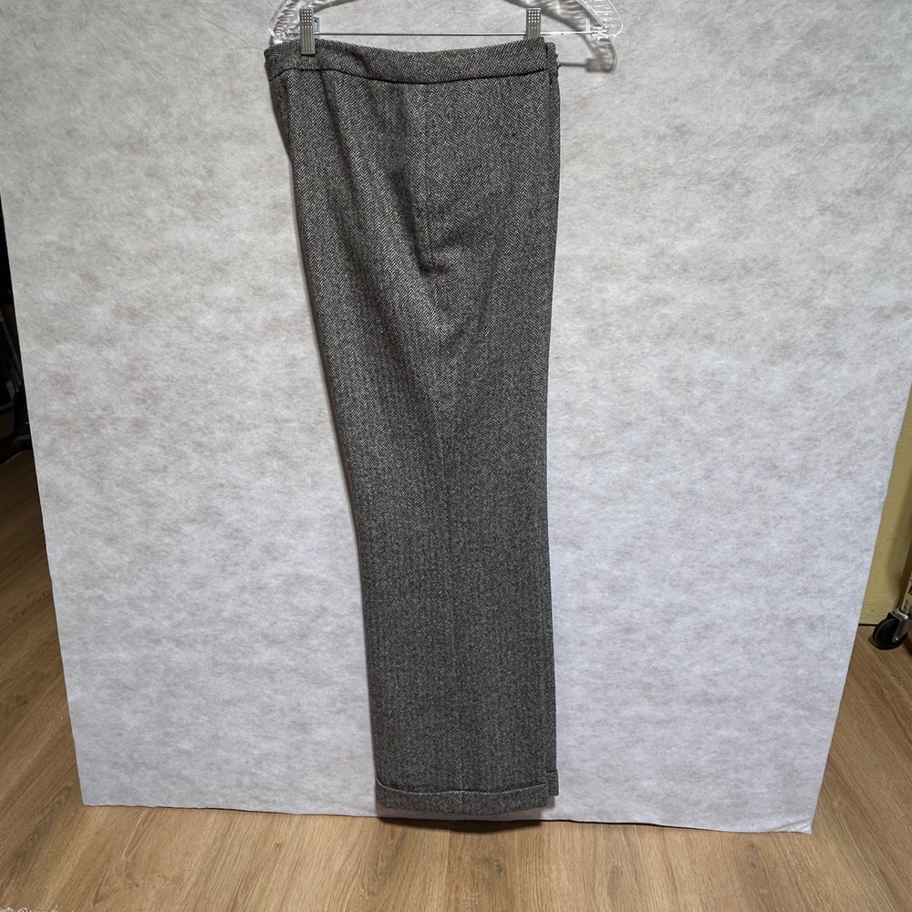 Antonio Melani Wool Blend Herringbone Trousers Dress Pants‎ Size 12